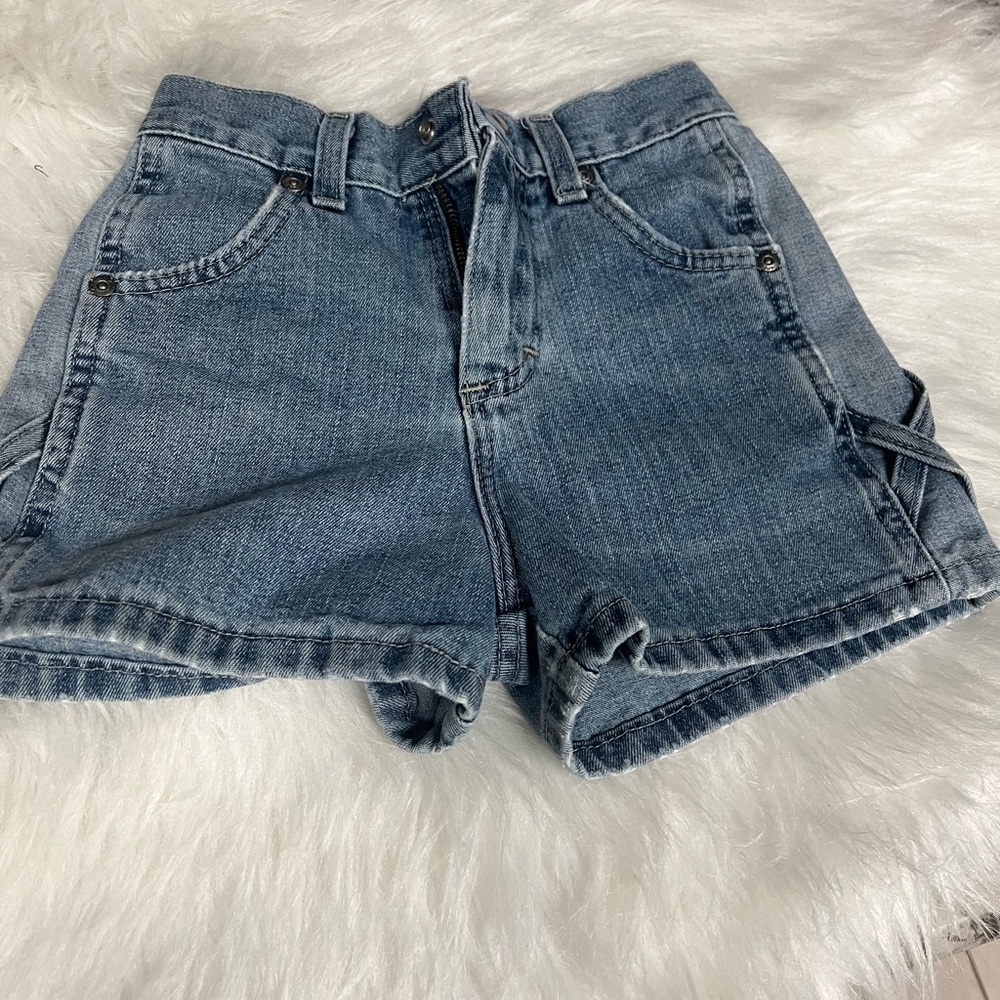 Vintage PIPES Lee Jean Shorts….girls size 8